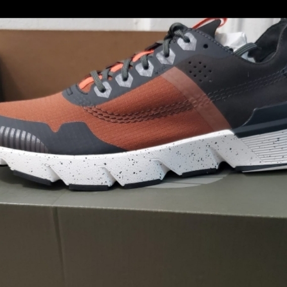 Sorel Mens Kinetic Ripstop Sneakers Dark Amber Buffalo. - Picture 4 of 4